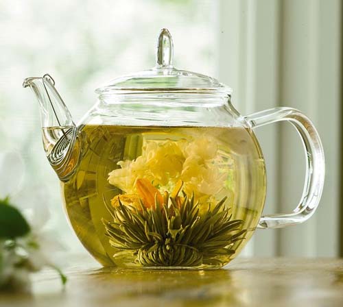 قهوه حامد - همه چیز درباره چای شکوفنده یا چای گل (Blooming Tea or Flowering Tea)